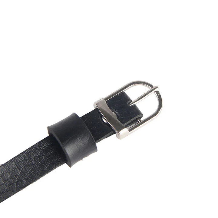 SUBBLIME - ARNÉS DE PECHO CADENAS CUERO NEGRO TALLA ÚNICA - Nuvica
