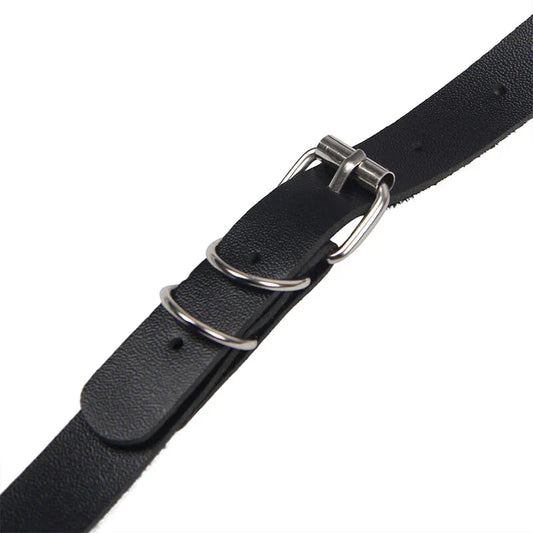 SUBBLIME - ARNÉS CUERPO ENTERO CON HEBILLAS CUERO NEGRO TALLA ÚNICA - Nuvica