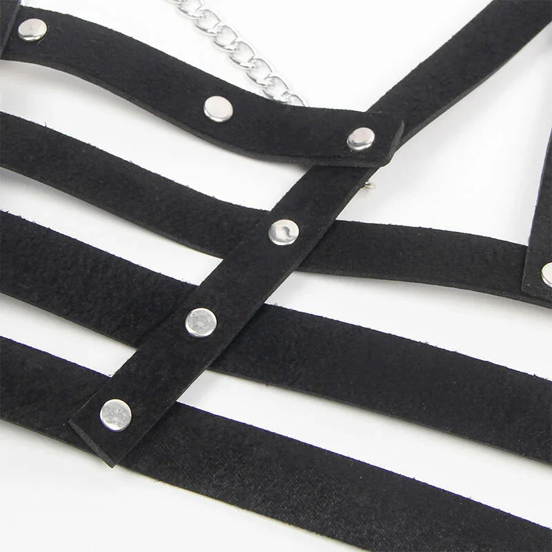 SUBBLIME - ARNÉS FORMA CORSET DETALLE CADENAS TALLA ÚNICA - Nuvica