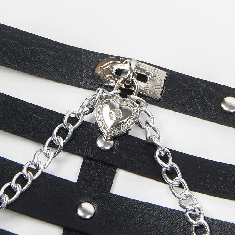 SUBBLIME - ARNÉS FORMA CORSET DETALLE CADENAS TALLA ÚNICA - Nuvica