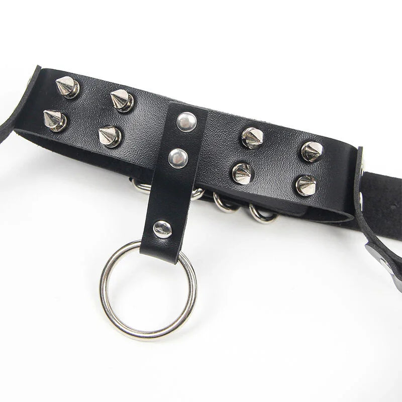 SUBBLIME - ARNÉS SUJETADOR Y COLLAR CON CADENAS TALLA ÚNICA - Nuvica