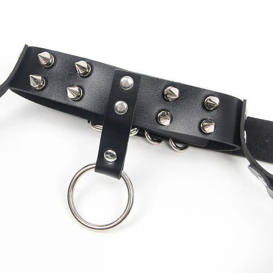 SUBBLIME - ARNÉS SUJETADOR Y COLLAR CON CADENAS TALLA ÚNICA - Nuvica
