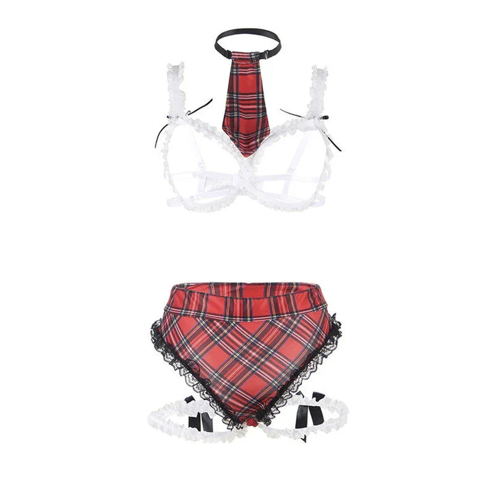 SUBBLIME - DISFRAZ DE COLEGIALA SEXY CON SUJETADOR L/XL - Nuvica