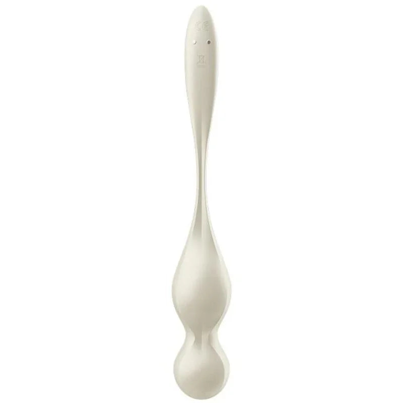 SATISFYER - LOVE BIRDS BOLAS KEGEL VIBRADORAS BLANCO - Nuvica
