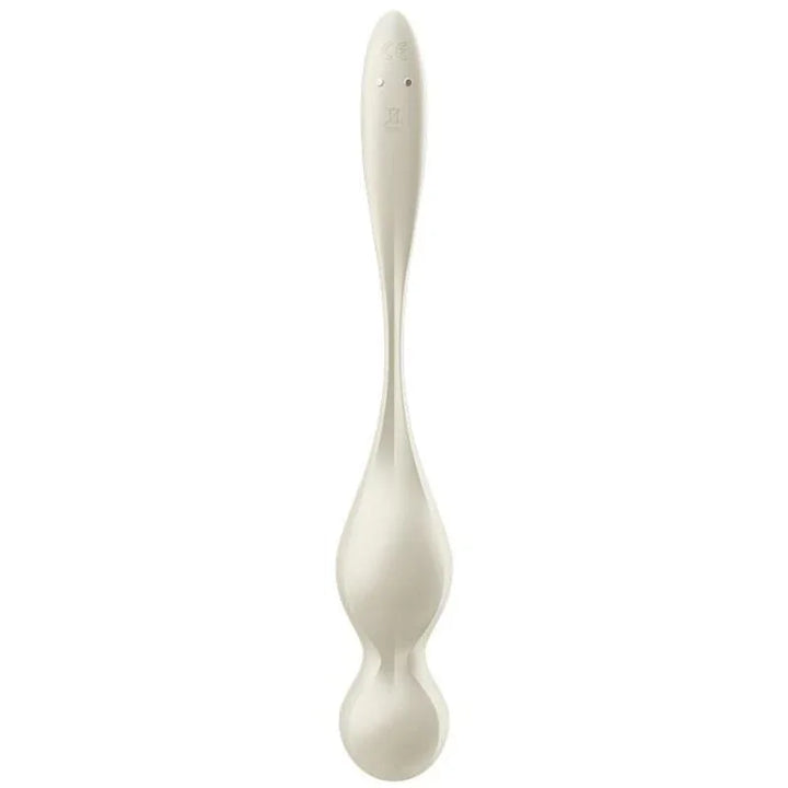 SATISFYER - LOVE BIRDS BOLAS KEGEL VIBRADORAS BLANCO - Nuvica