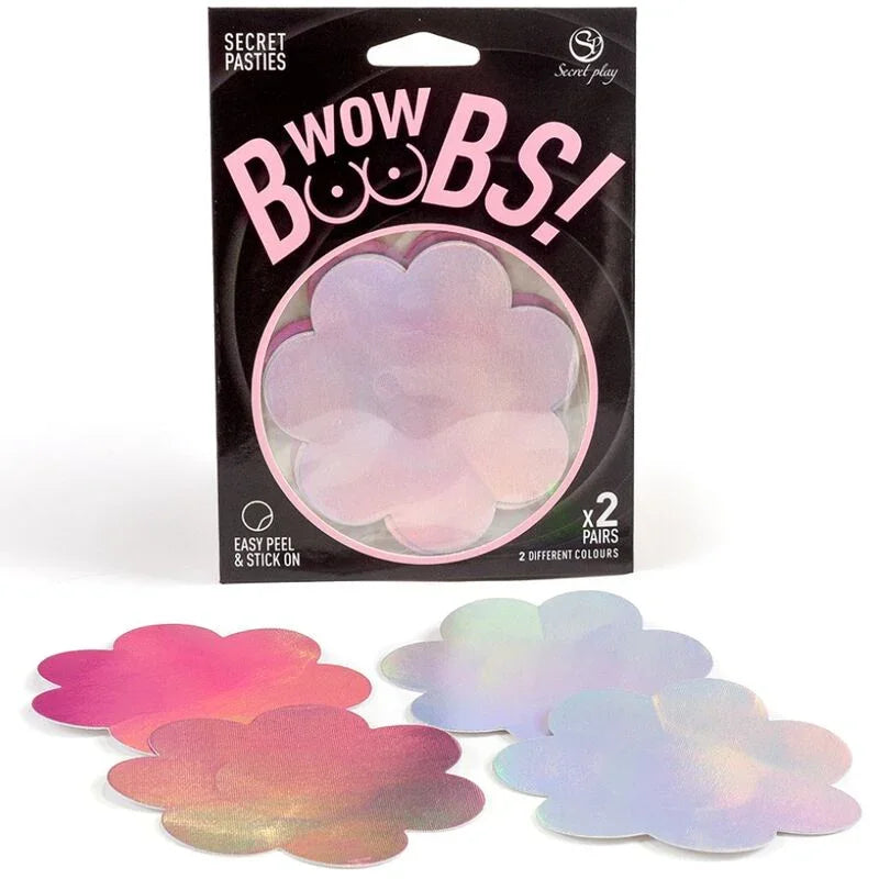 SECRET PLAY - WOW BOOBS! CUBRE PEZONES FLOR - Nuvica