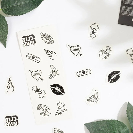 SECRET PLAY - SET DE 10 TATTOOS TEMPORALES CANDY COLLECTION - Nuvica