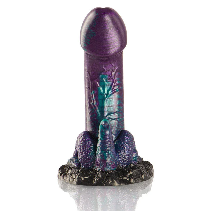 EPIC - BASILISK DILDO DOBLE PLACER ESCAMOSO TAMAÑO PEQUEÑO - Nuvica