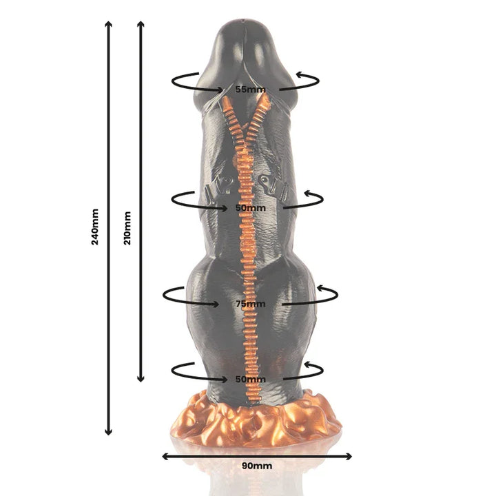 EPIC - DEIMOS DILDO PODER DEL ÉXTASIS - Nuvica