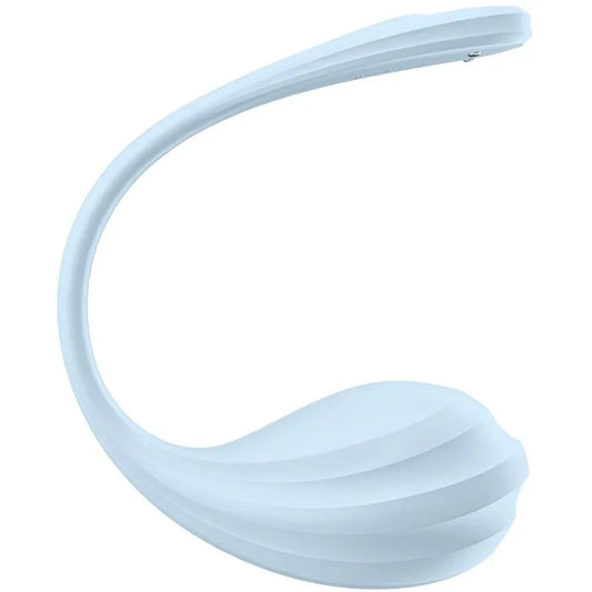 SATISFYER - SMOOTH PETAL ESTIMULADOR PUNTO G CELESTE APP GRATUITA - Nuvica