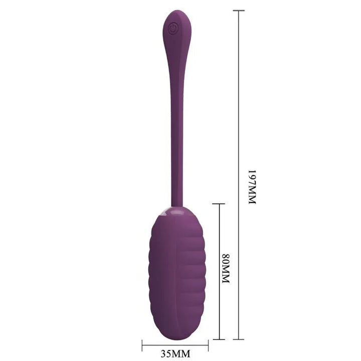 PRETTY LOVE - CASPER HUEVO VIBRADOR RECARGABLE MORADO - Nuvica