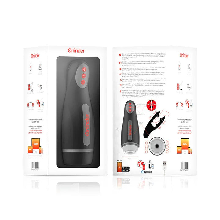 ONINDER - SEOUL MASTURBADOR MASCULINO DE COMPRESION Y VIBRACIÓN - APP GRATUITA - Nuvica
