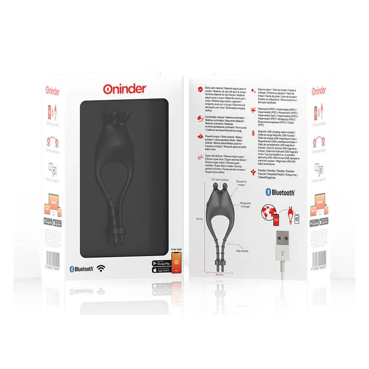 ONINDER - PAMPA ANILLO VIBRADOR AJUSTABLE Y MULTIPOSICION - APP GRATUITA - Nuvica
