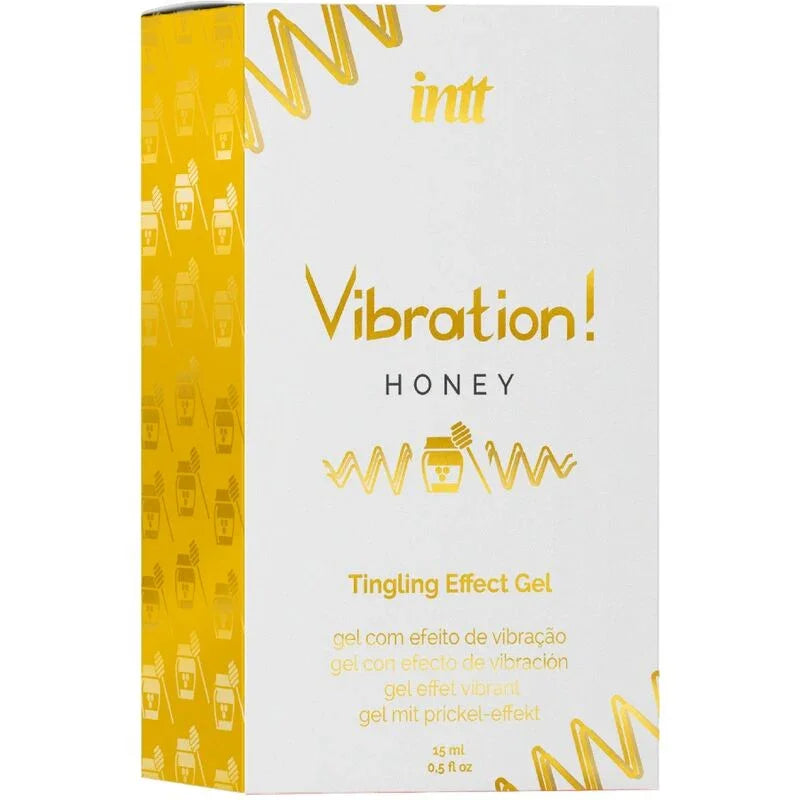 INTT - POTENTE ESTIMULANTE ÍNTIMO GEL VIBRADOR LIQUIDO MIEL 15 ML - Nuvica