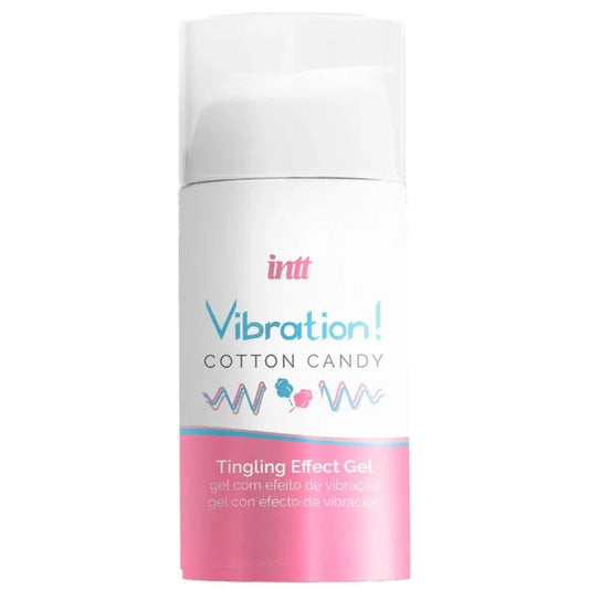 INTT - POTENTE ESTIMULANTE ÍNTIMO GEL VIBRADOR LIQUIDO ALGODÓN DE AZÚCAR 15 ML - Nuvica