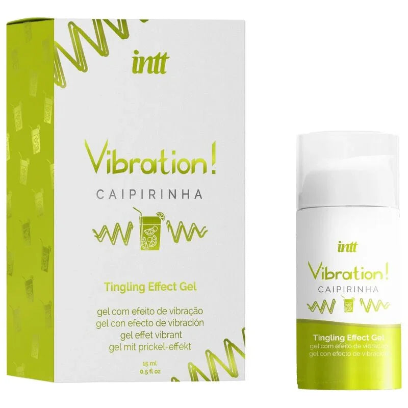 INTT - POTENTE ESTIMULANTE ÍNTIMO GEL VIBRADOR LIQUIDO CAIPIRINHA 15 ML - Nuvica