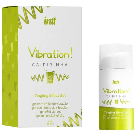 INTT - POTENTE ESTIMULANTE ÍNTIMO GEL VIBRADOR LIQUIDO CAIPIRINHA 15 ML - Nuvica