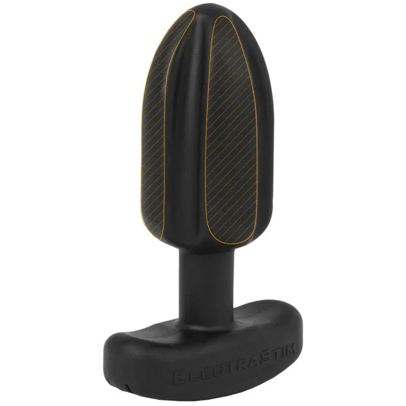 ELECTRASTIM - TARTARUS PLUG ANAL SILICONA QUADRIPOLAR NEGRO - Nuvica