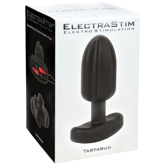 ELECTRASTIM - TARTARUS PLUG ANAL SILICONA QUADRIPOLAR NEGRO - Nuvica