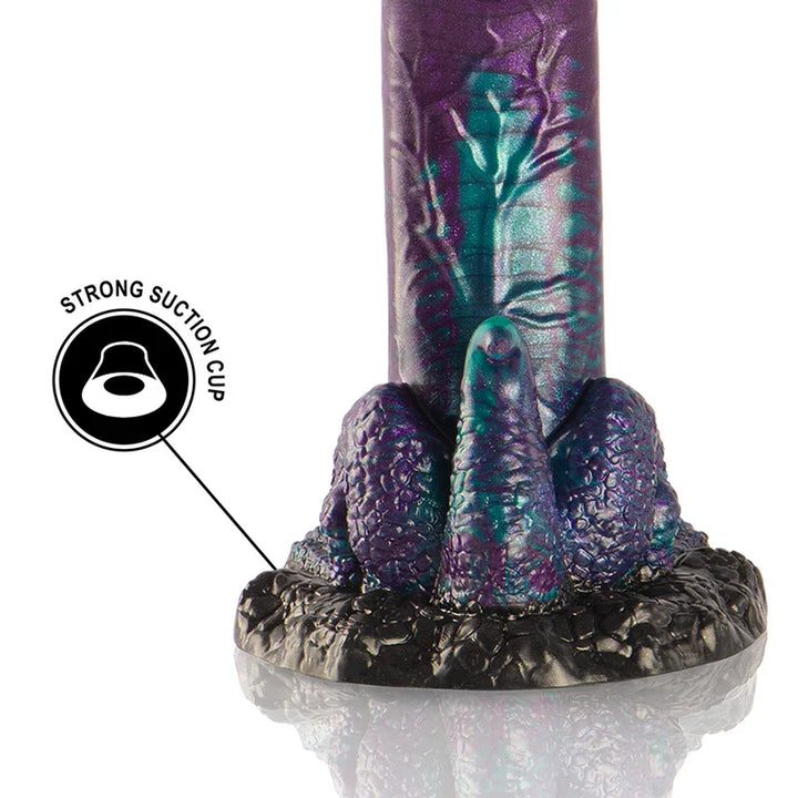EPIC - BASILISK DILDO DOBLE PLACER ESCAMOSO TAMAÑO PEQUEÑO - Nuvica