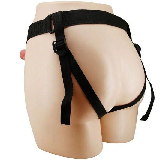 PRETTY LOVE - MAVIS HARNESS BRIEFS UNIVERSAL CON DILDO 19 CM NATURAL - Nuvica