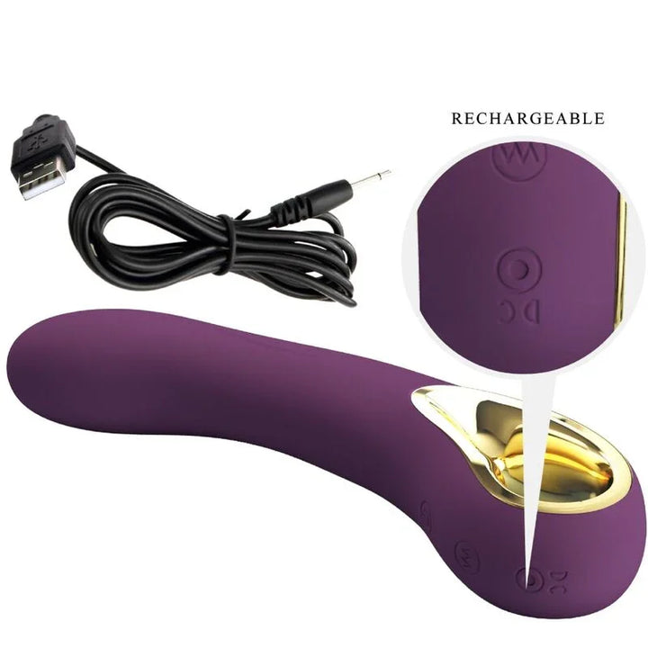 PRETTY LOVE - ETHAN VIBRADOR RECARGABLE LILA - Nuvica