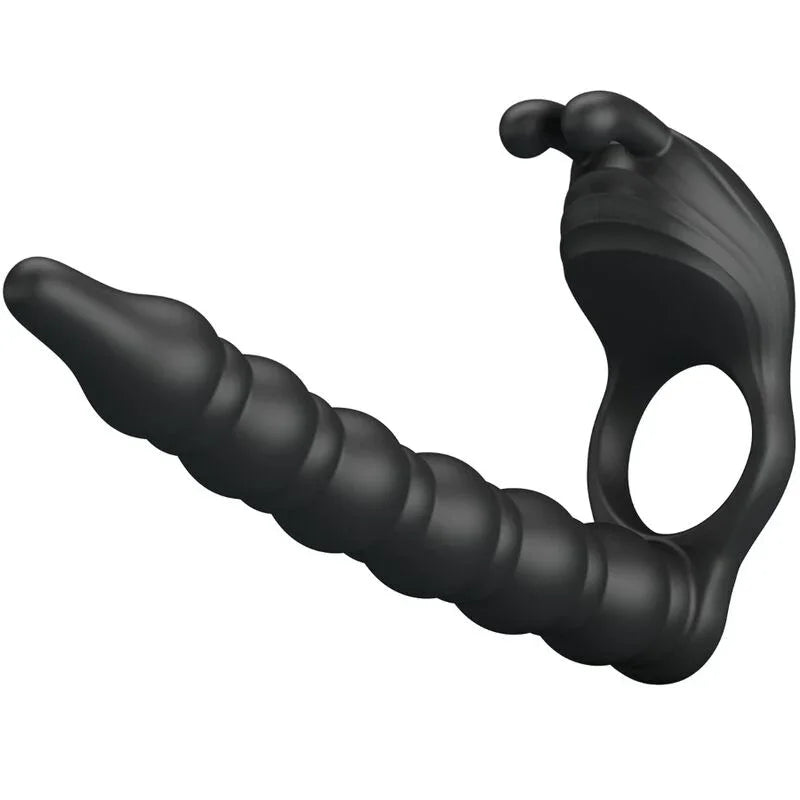 PRETTY LOVE - BLACKNEY ANILLO PENE CON PLUG VIBRADOR NEGRO - Nuvica