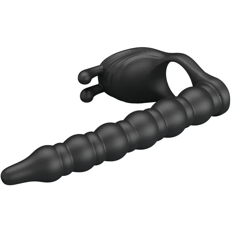 PRETTY LOVE - BLACKNEY ANILLO PENE CON PLUG VIBRADOR NEGRO - Nuvica
