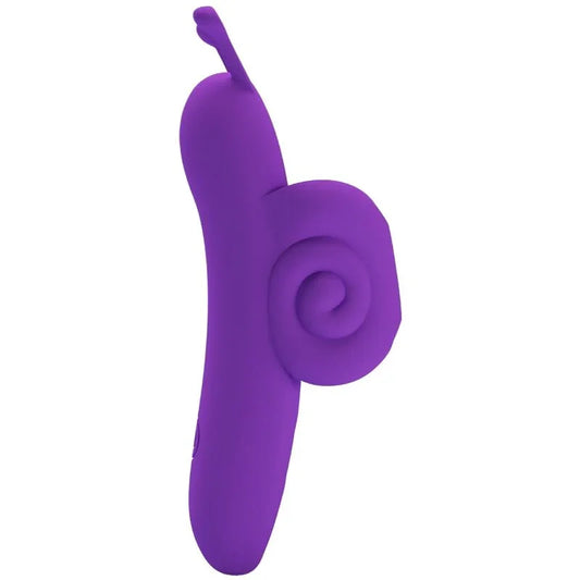 PRETTY LOVE - SNAIL PODEROSO ESTIMULADOR DE DEDO MORADO - Nuvica