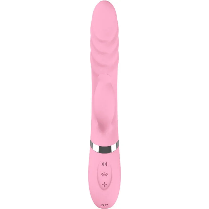 ARMONY - VIBRADOR & THRUSTING CON LENGUA EFECTO CALOR ROSA - Nuvica