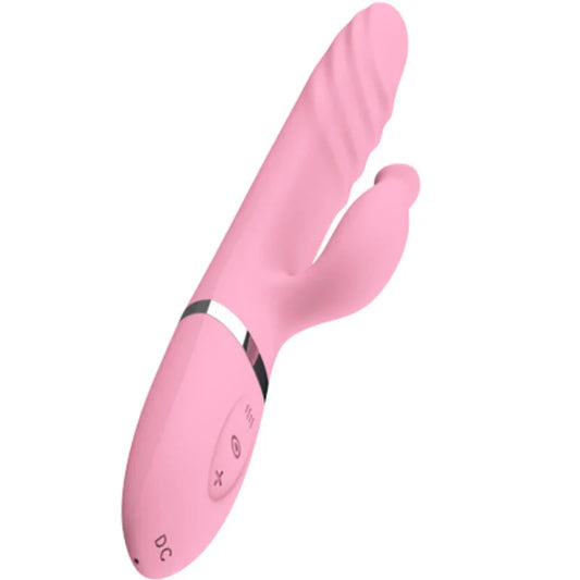 ARMONY - VIBRADOR & THRUSTING CON LENGUA EFECTO CALOR ROSA - Nuvica