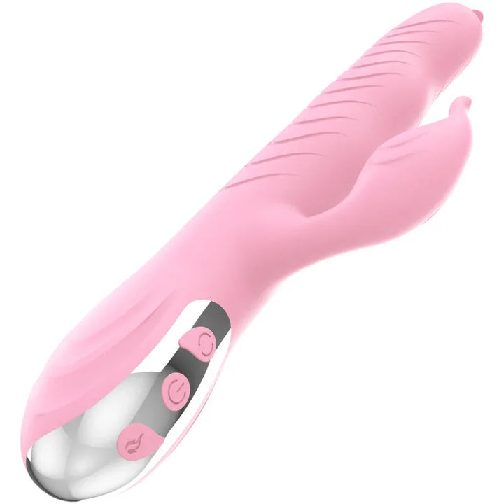ARMONY - MARCIA VIBRADOR & THRUSTING DOBLE LENGUA EFECTO CALOR ROSA - Nuvica