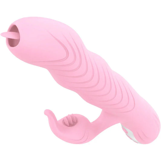 ARMONY - MARCIA VIBRADOR & THRUSTING DOBLE LENGUA EFECTO CALOR ROSA - Nuvica