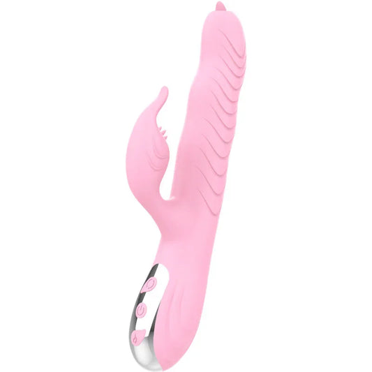 ARMONY - MARCIA VIBRADOR & THRUSTING DOBLE LENGUA EFECTO CALOR ROSA - Nuvica