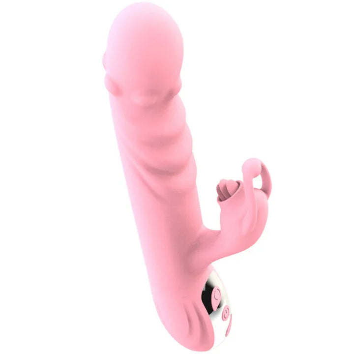ARMONY - FULLY TONGUE VIBRADOR CON LENGUA ESTIMULADORA EFECTO CALOR ROSA - Nuvica