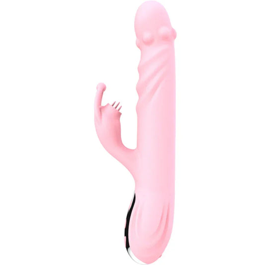 ARMONY - FULLY TONGUE VIBRADOR CON LENGUA ESTIMULADORA EFECTO CALOR ROSA - Nuvica