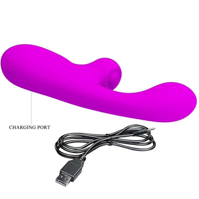 PRETTY LOVE - SKYLAR VIBRADOR ESTIMULADOR PÚRPURA - Nuvica