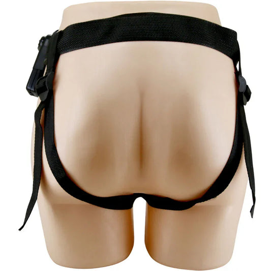 PRETTY LOVE - STARKS HARNESS BRIEFS VIBRACIÓN MULTI-VELOCIDAD DILDO 17,5 CM MULATO - Nuvica