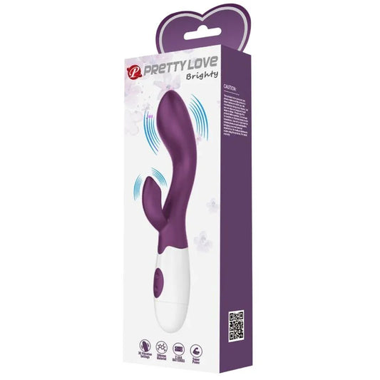 PRETTY LOVE - BRIGHTY VIBRADOR PUNTO G MORADO - Nuvica