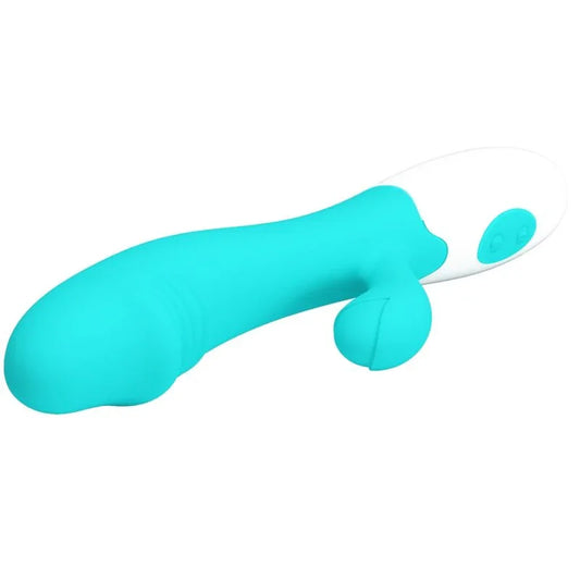 PRETTY LOVE - SNAPPY VIBRADOR PUNTO G VERDE AGUA - Nuvica