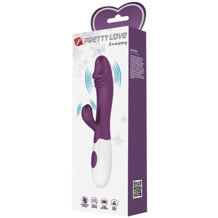 PRETTY LOVE - SNAPPY VIBRADOR PUNTO G MORADO - Nuvica