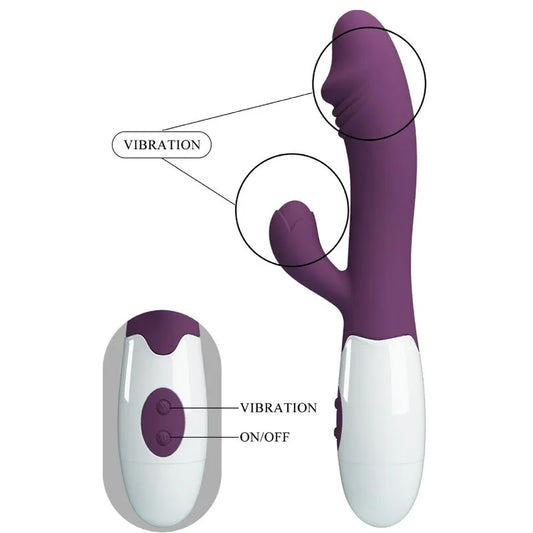 PRETTY LOVE - SNAPPY VIBRADOR PUNTO G MORADO - Nuvica