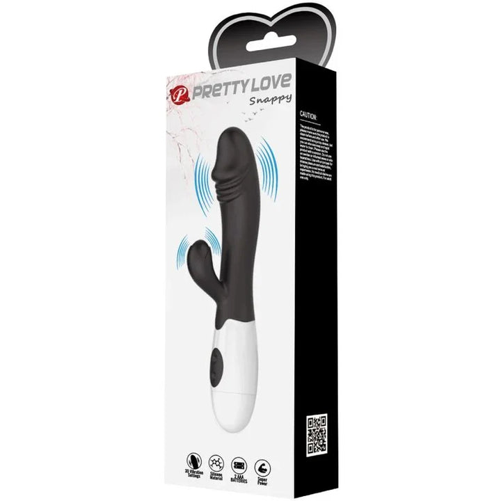 PRETTY LOVE - SNAPPY VIBRADOR PUNTO G NEGRO - Nuvica