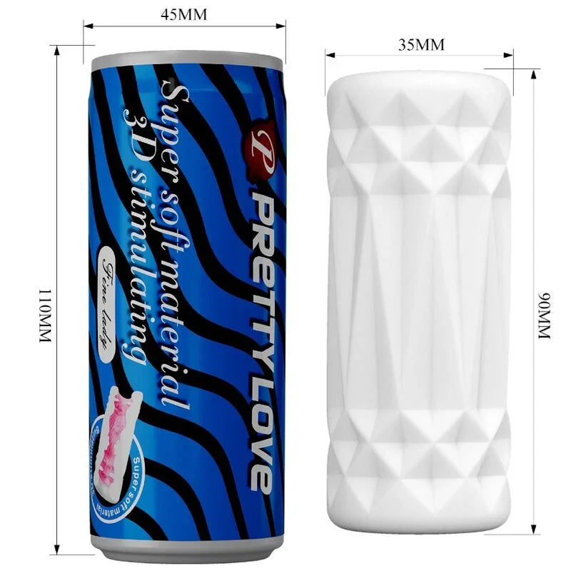 PRETTY LOVE - LATA MASTURBADOR MASCULINO 3D MODELO 2 - Nuvica