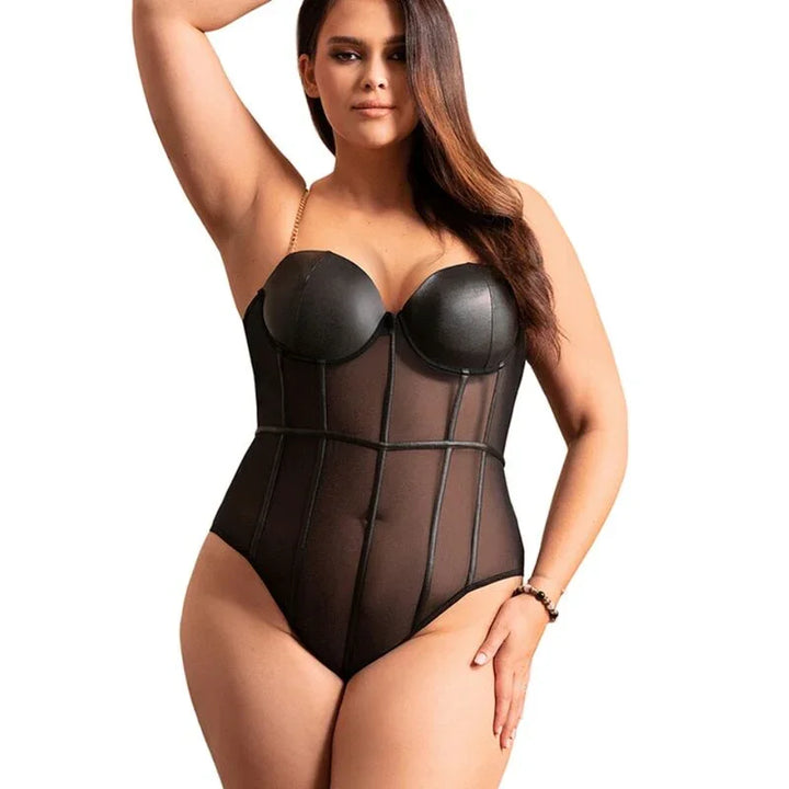 SUBBLIME - BODY TIRANTAS CADENA NEGRO S/M - Nuvica