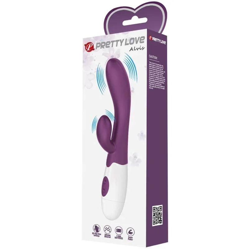 PRETTY LOVE - ALVIS VIBRADOR RABBIT & PUNTO G MORADO - Nuvica