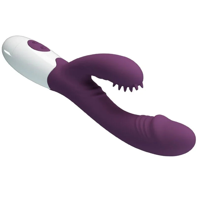 PRETTY LOVE - ANDRE VIBRADOR RABBIT & ESTIMULADOR PUNTO G MORADO - Nuvica