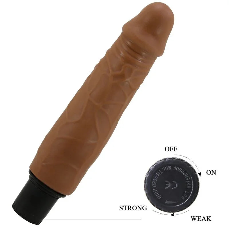 PRETTY LOVE - WALDORF VIBRADOR REALÍSTICO 18 CM -O- 4 CM - Nuvica