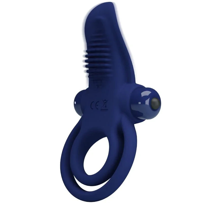 PRETTY LOVE - BRONSON DOBLE ANILLO CON VIBRACIÓN AZUL - Nuvica