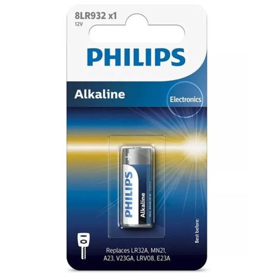PHILIPS - PILA ALCALINA 12V LR23A MN21 8LR932 BLISTER*1 - Nuvica
